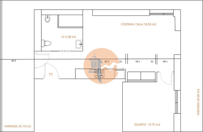 Apartment in Monte Gordo - view 1