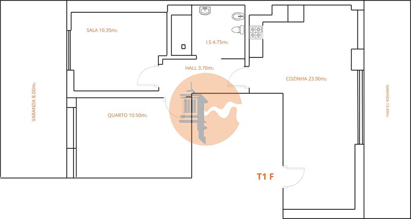 Apartment in Monte Gordo - view 1