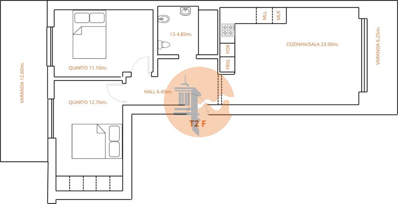 Apartment in Monte Gordo - view 1