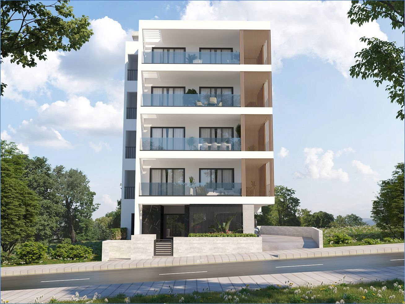 Apartment in Ayioi Omoloyites - view 1