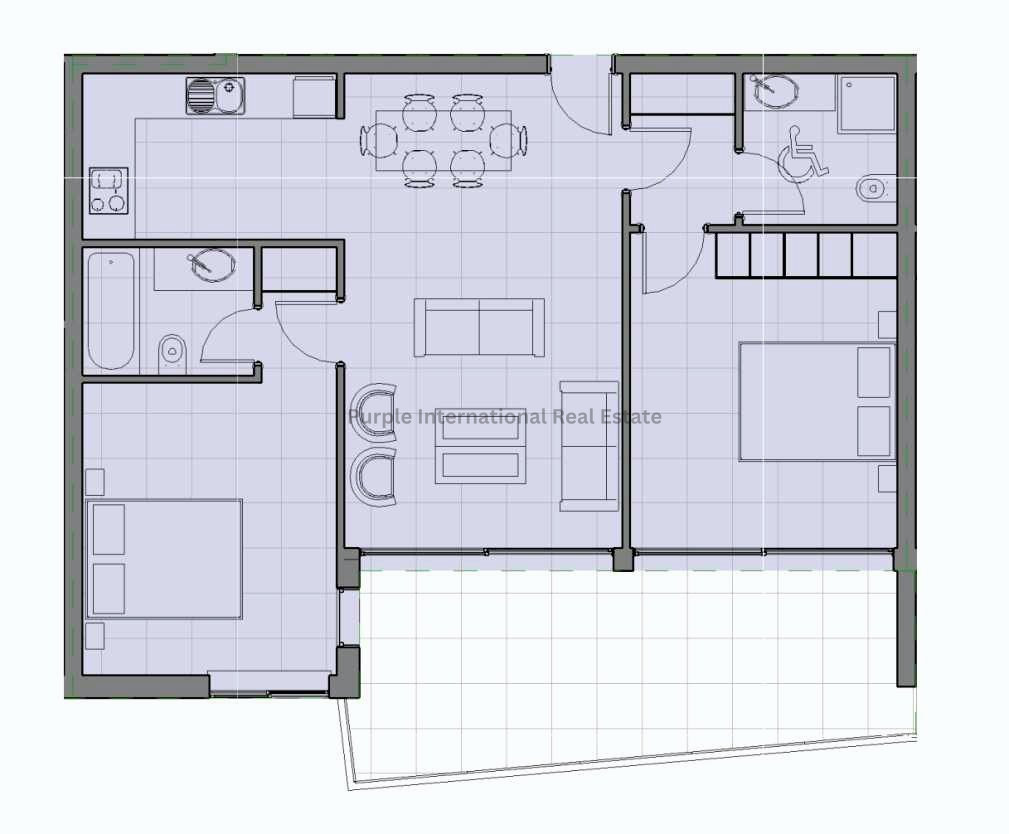 Apartment in Chlorakas - view 1