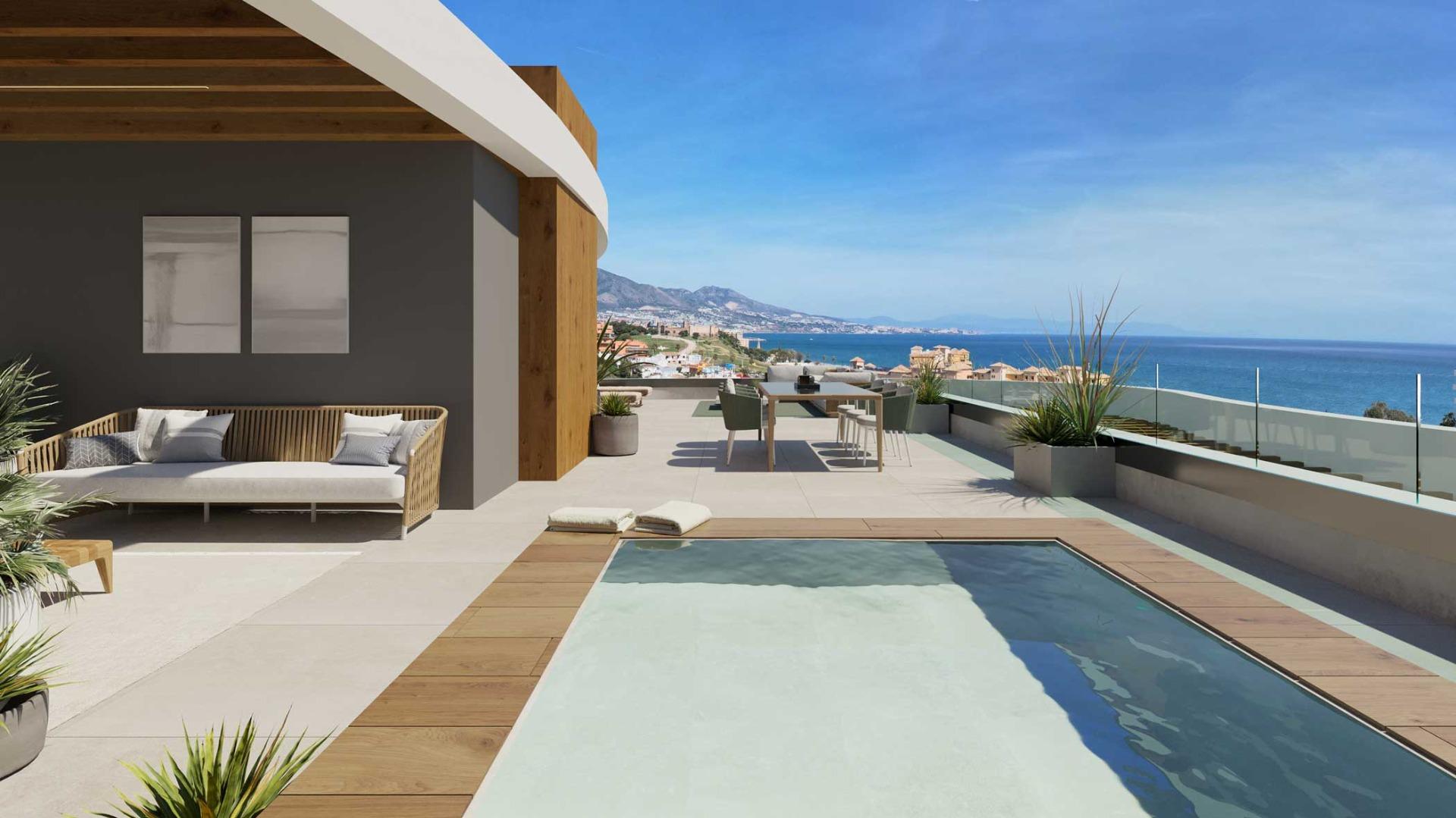 Penthouse in Mijas Costa - view 1