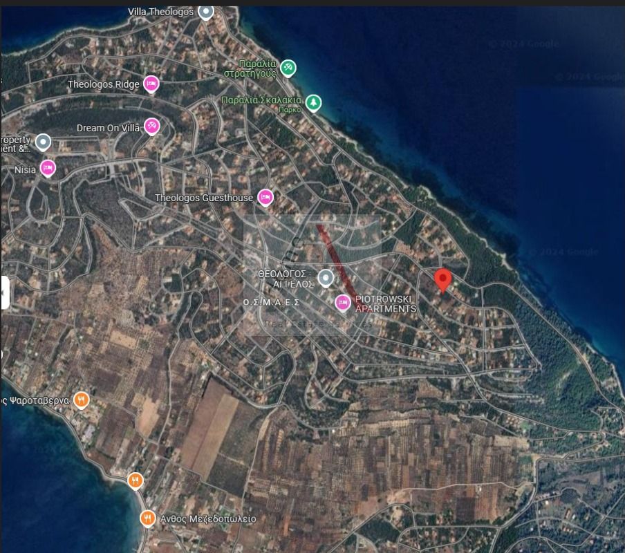 Land in Malesina - view 1