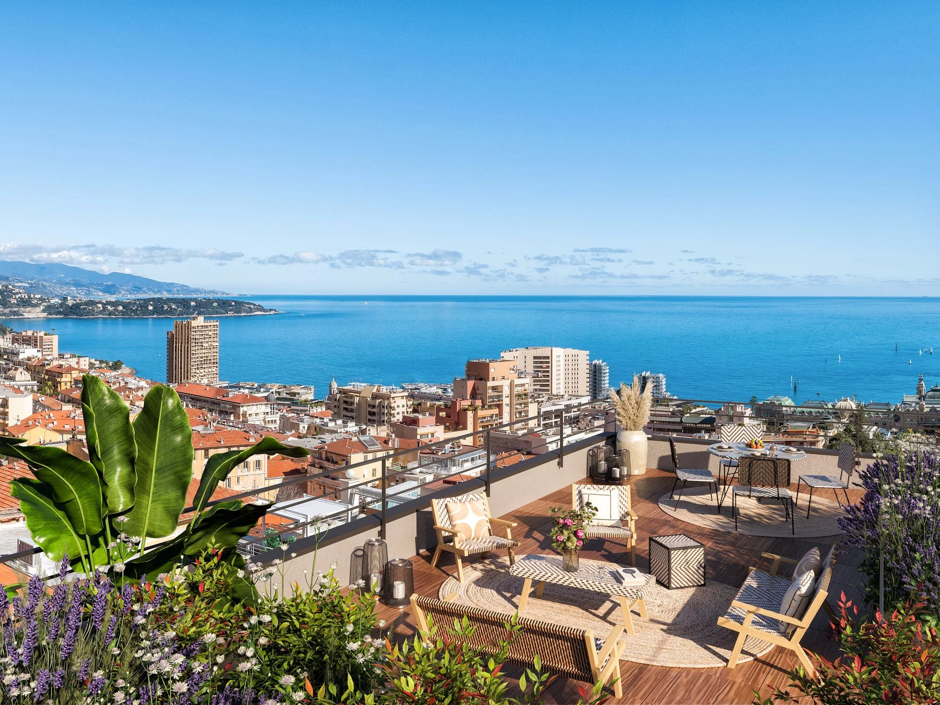 Apartment in Beausoleil - view 1