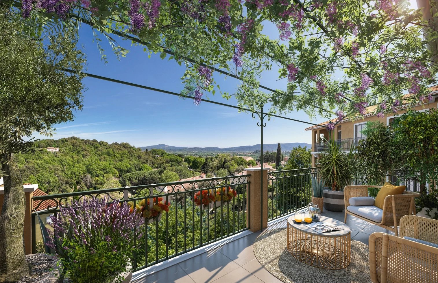 Apartment in Grimaud - view 1