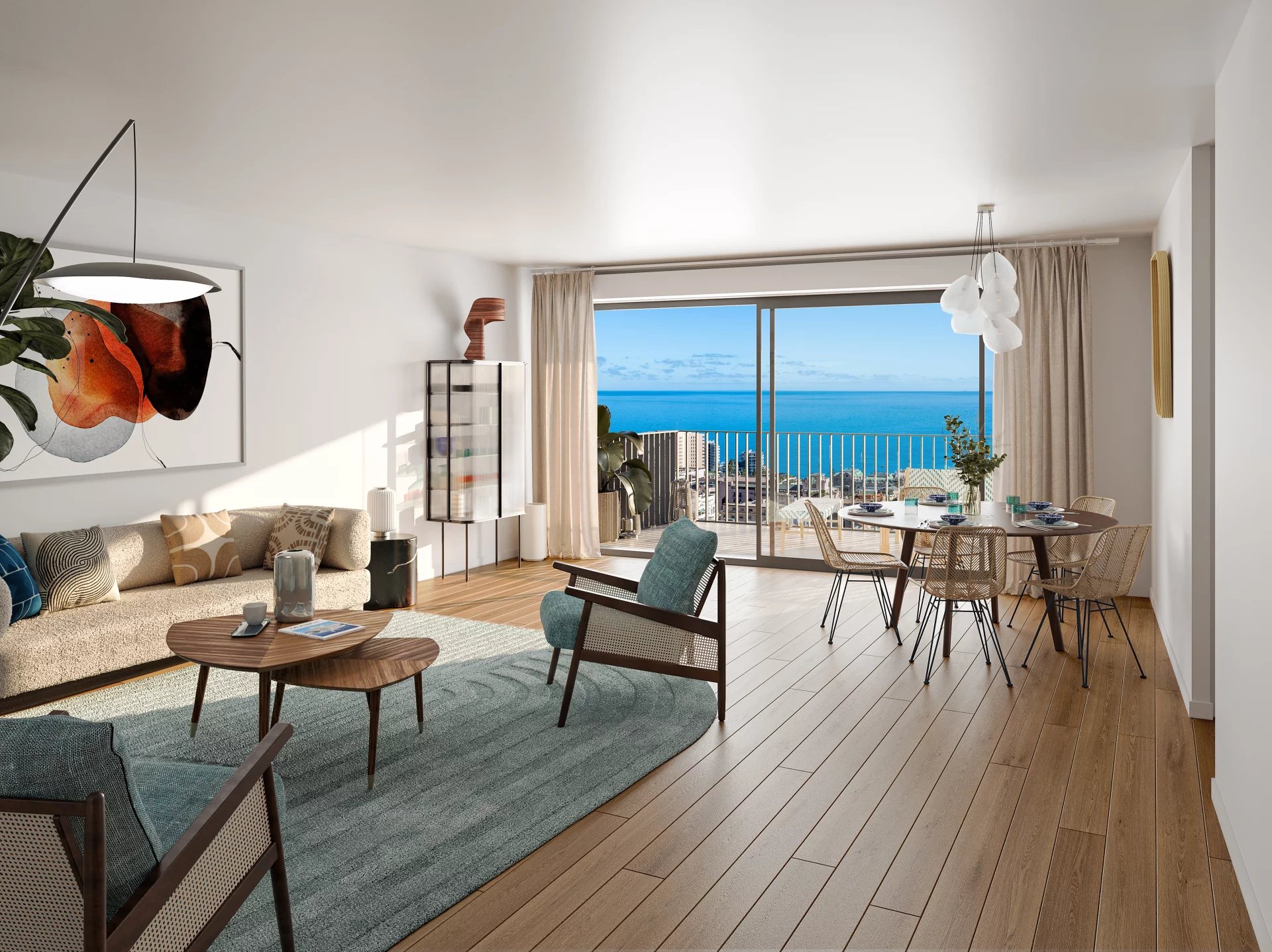 Apartment in Beausoleil - view 1