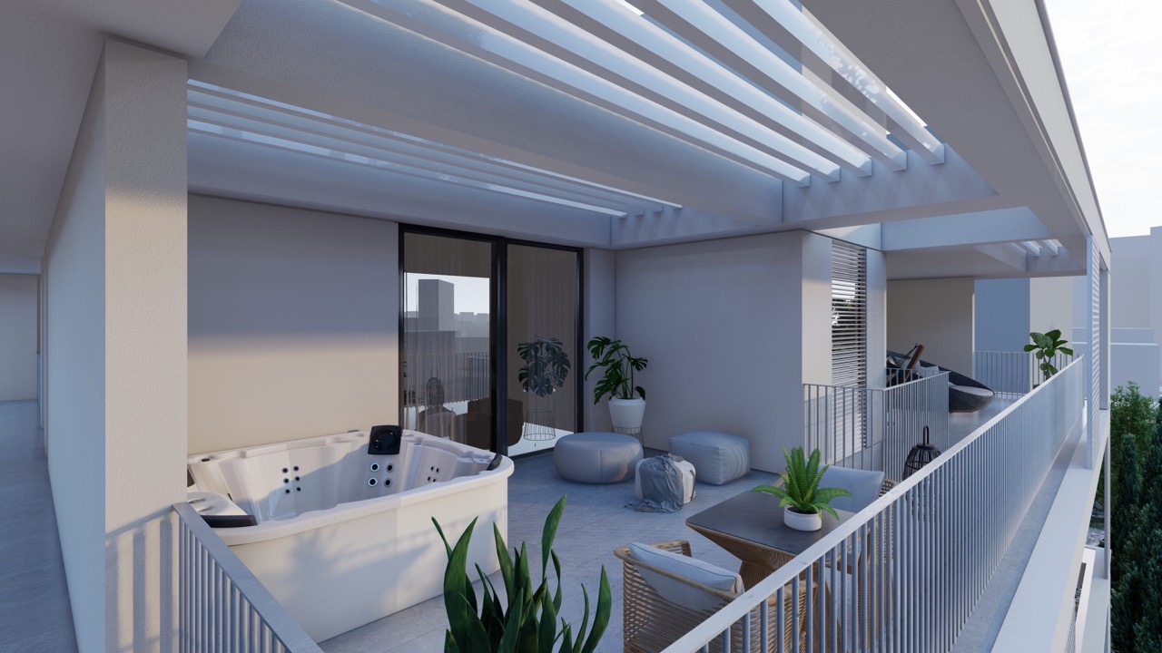 Penthouse in Ayioi Omoloyites - view 1