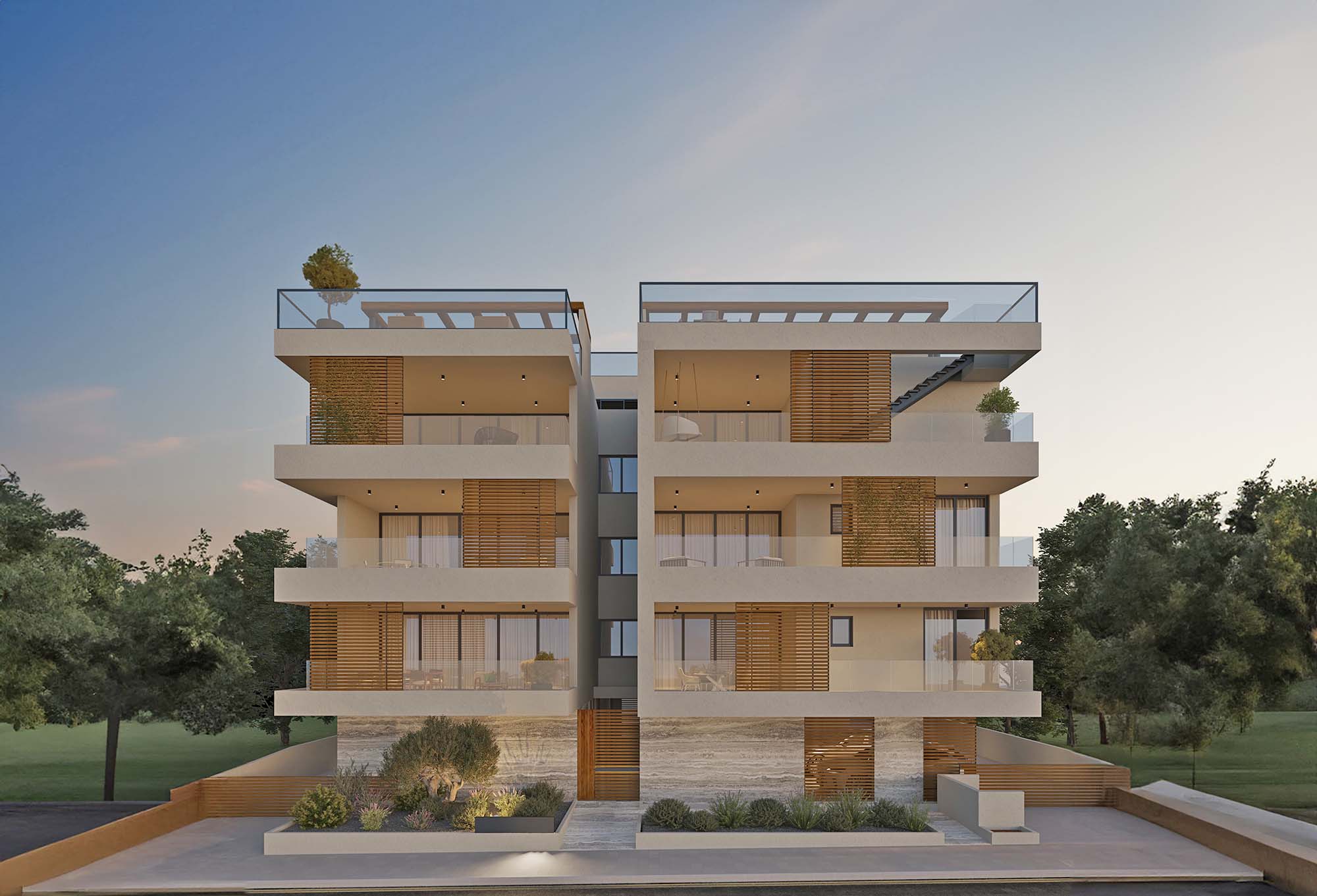 Apartment in Ayioi Omoloyites - view 1