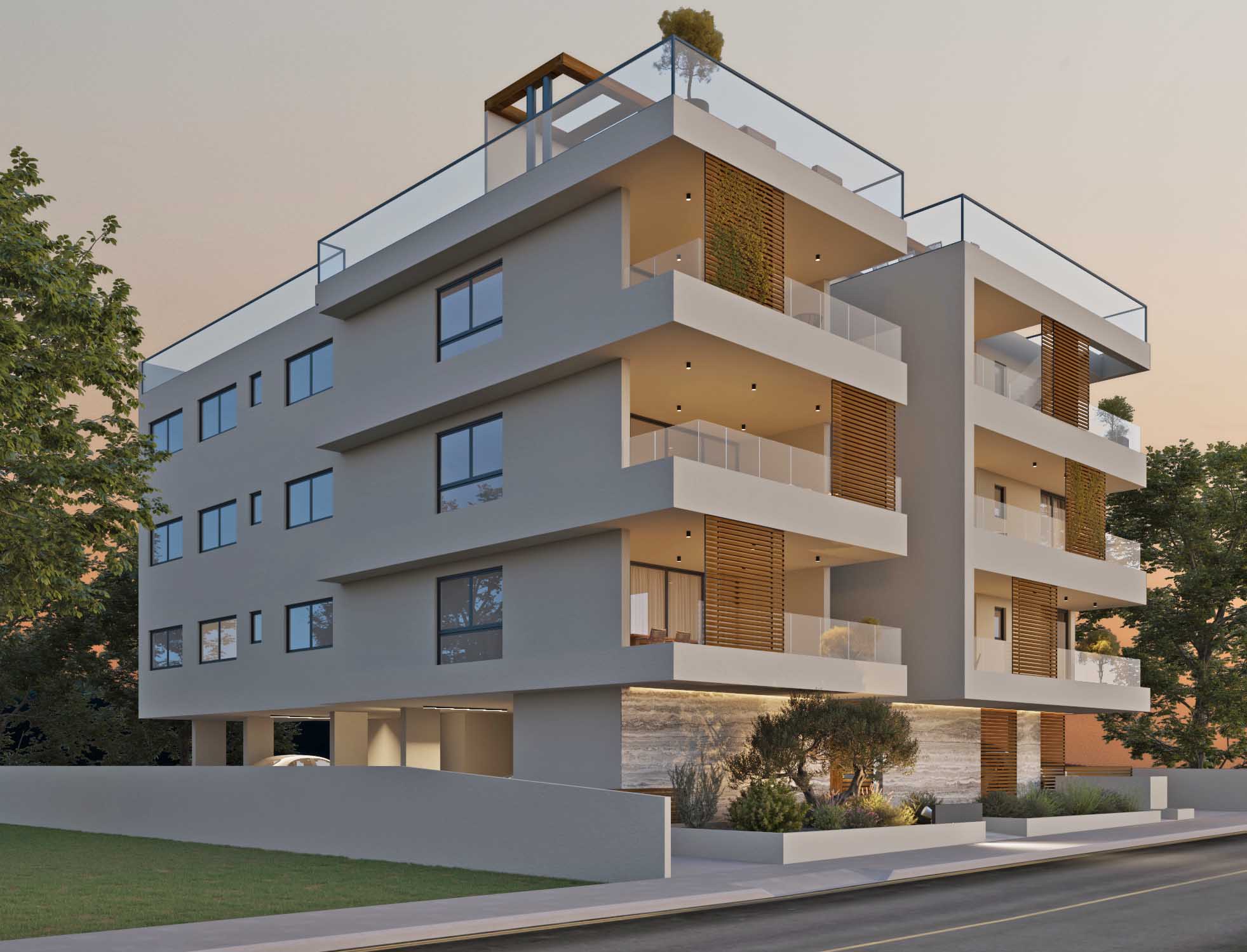 Penthouse in Ayioi Omoloyites - view 1