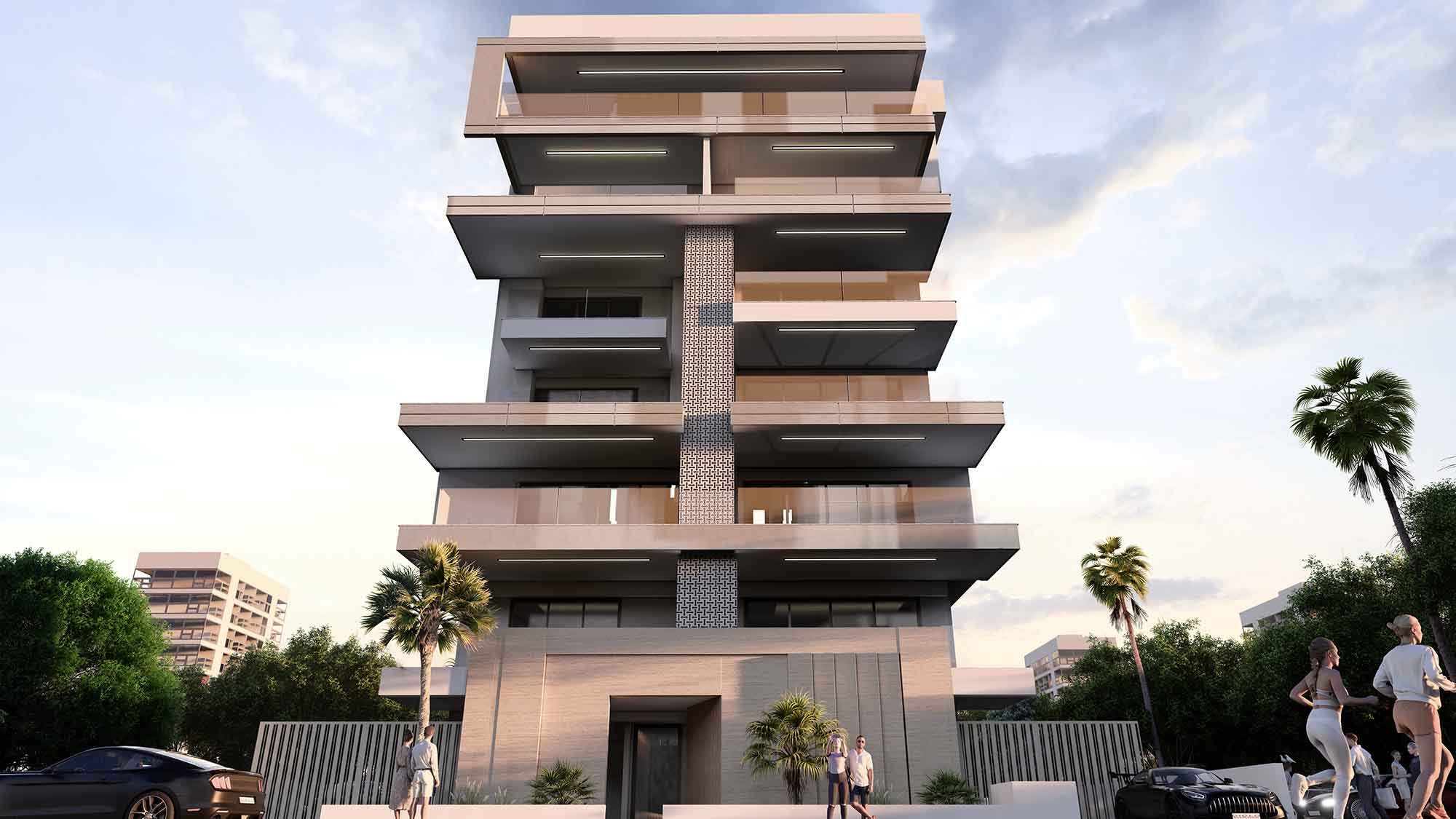 Penthouse in Palouriotissa - view 1