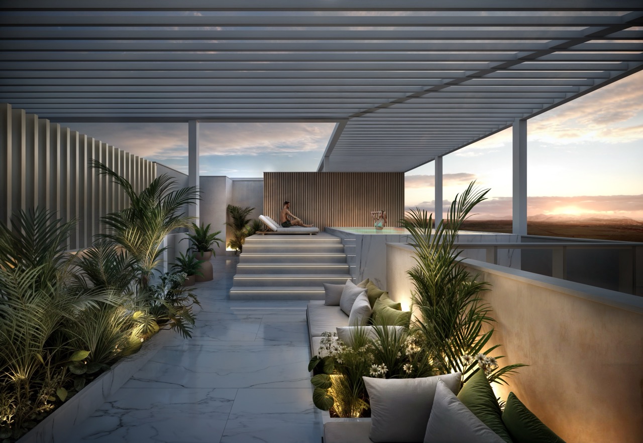 Penthouse in Germasogeia River - view 1