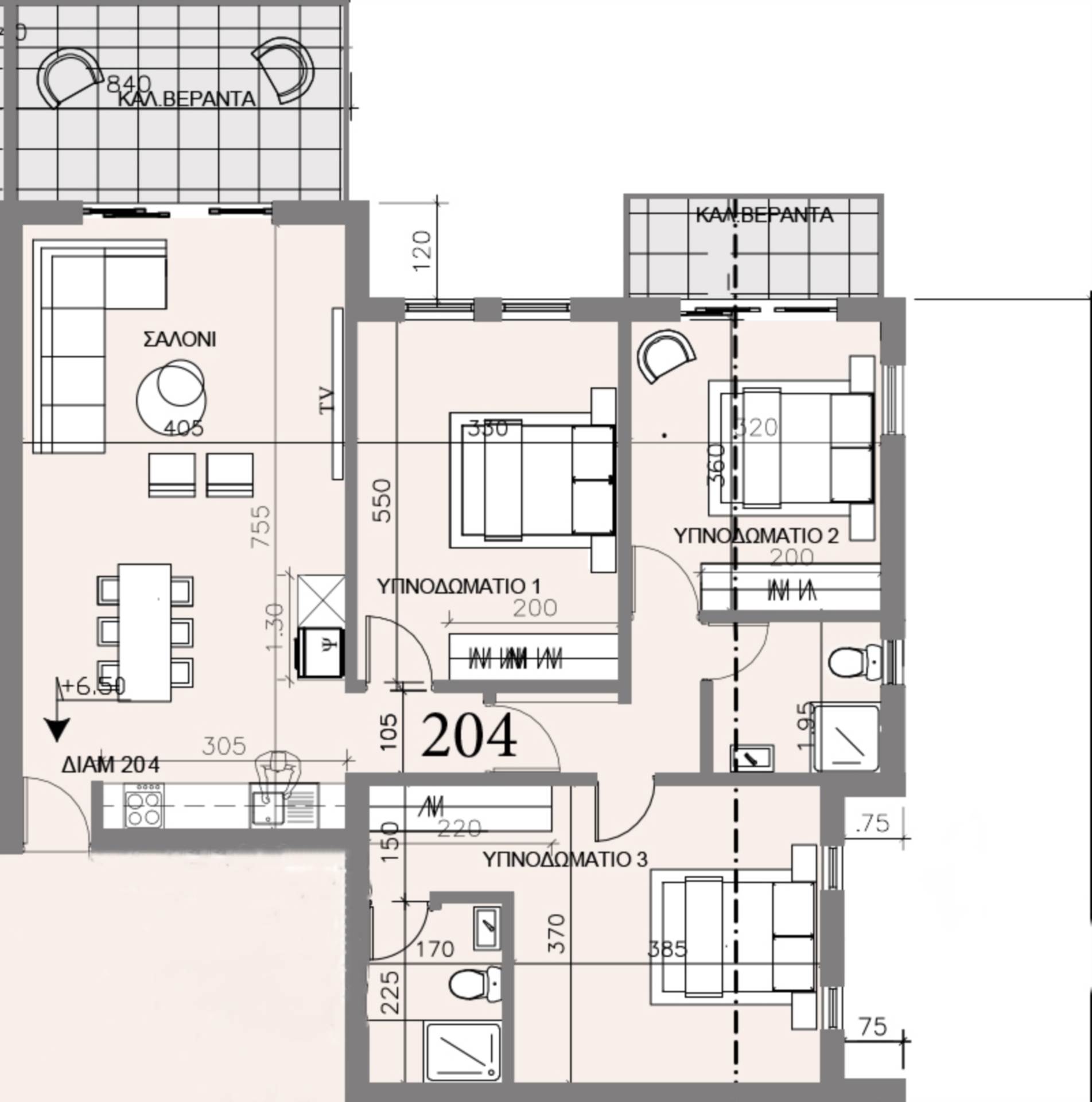 House in Deryneia - view 1