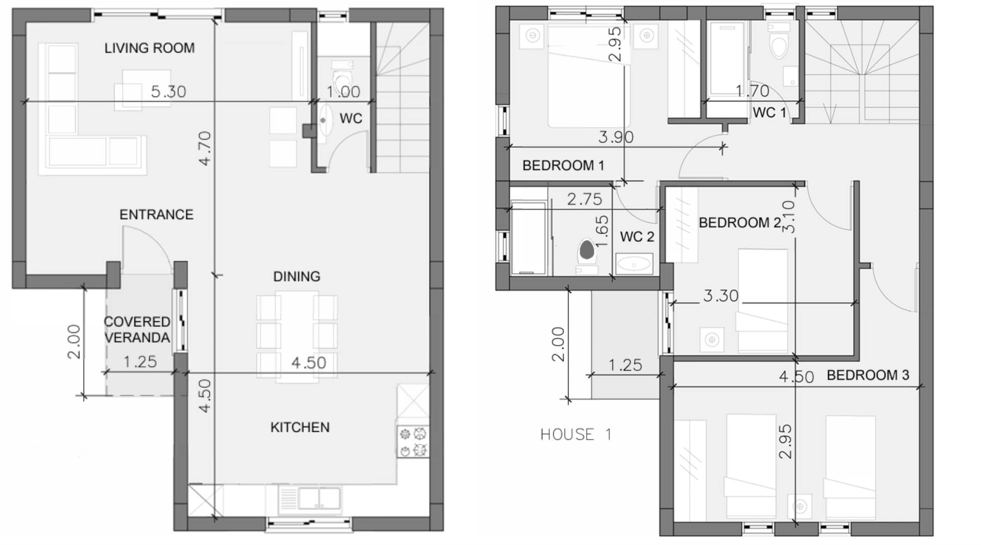 House in Deryneia - view 1