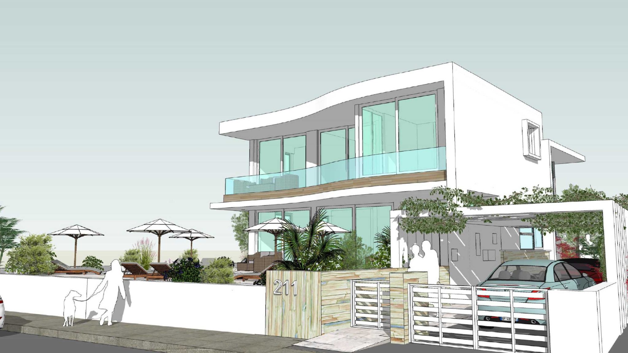 House in Pegeia - view 1