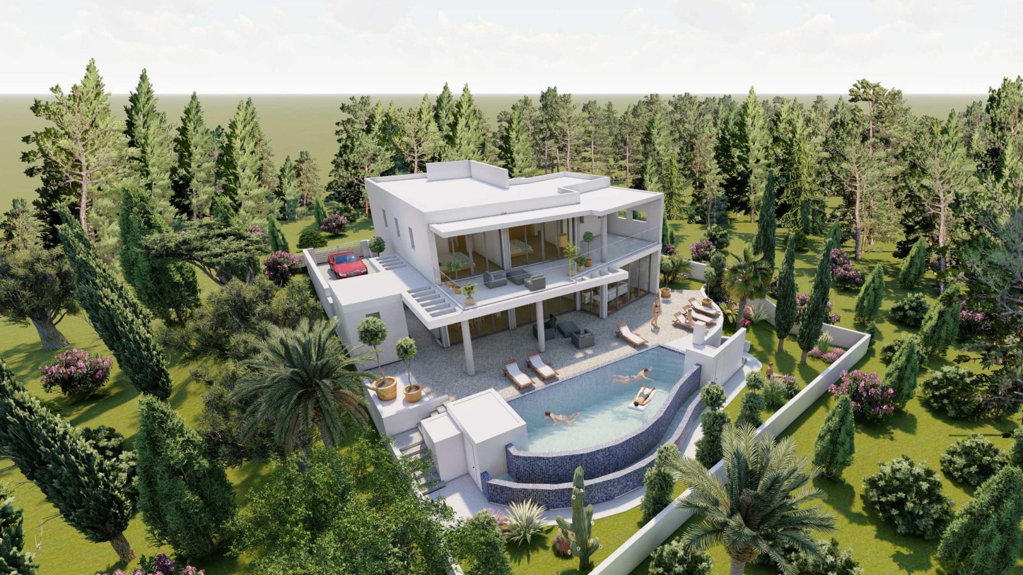 House in Pegeia - view 1