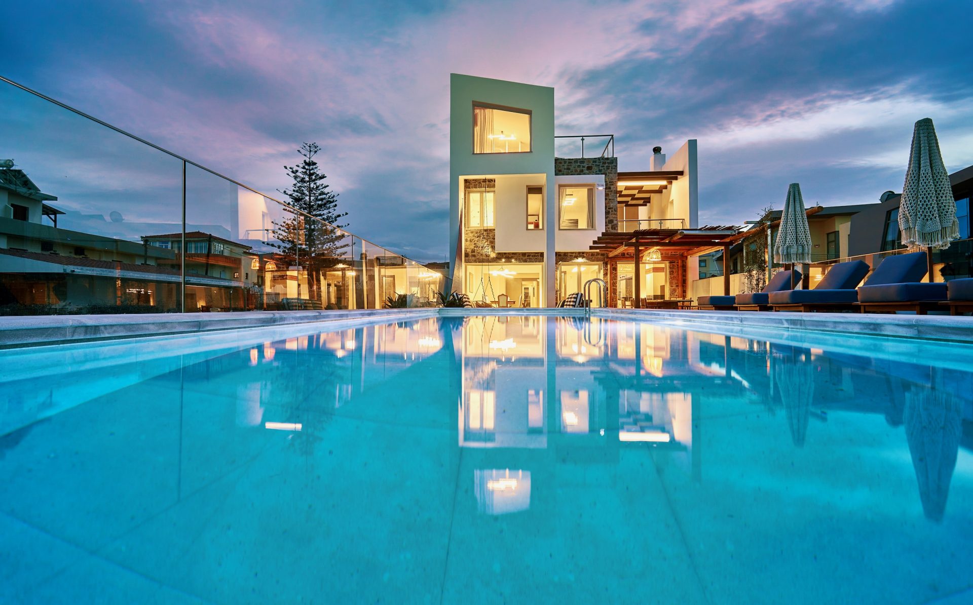 Villa in Kokkini Chani - view 1