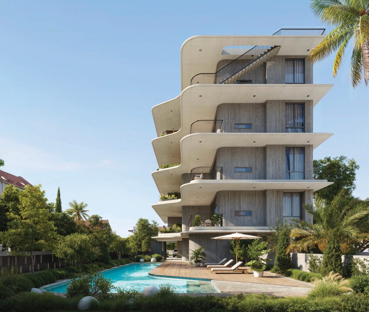 Penthouse in Germasogeia River - view 1