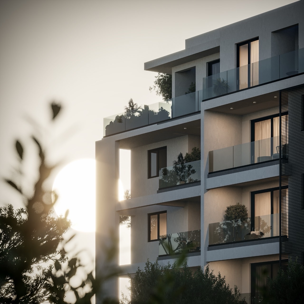 Penthouse in Germasogeia River - view 1