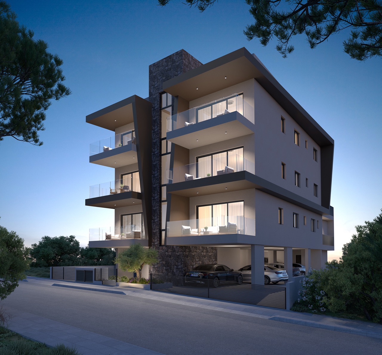 Penthouse in Chalkoutsa - view 1