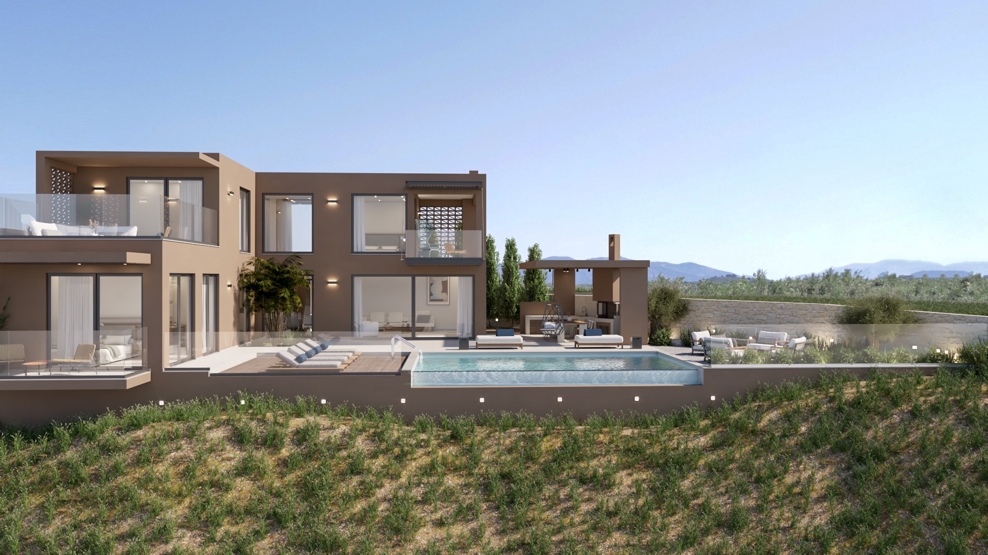 Villa in Platanias - view 1