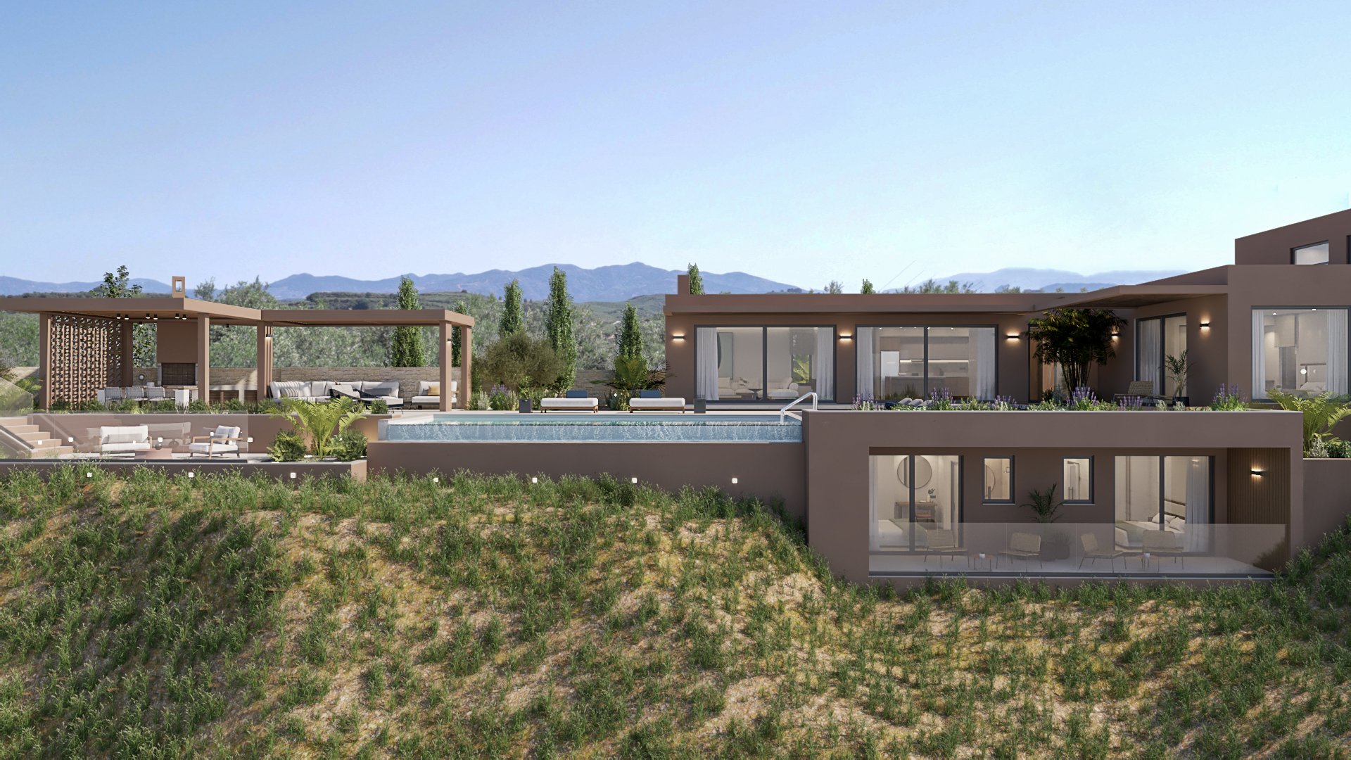 Villa in Platanias - view 1