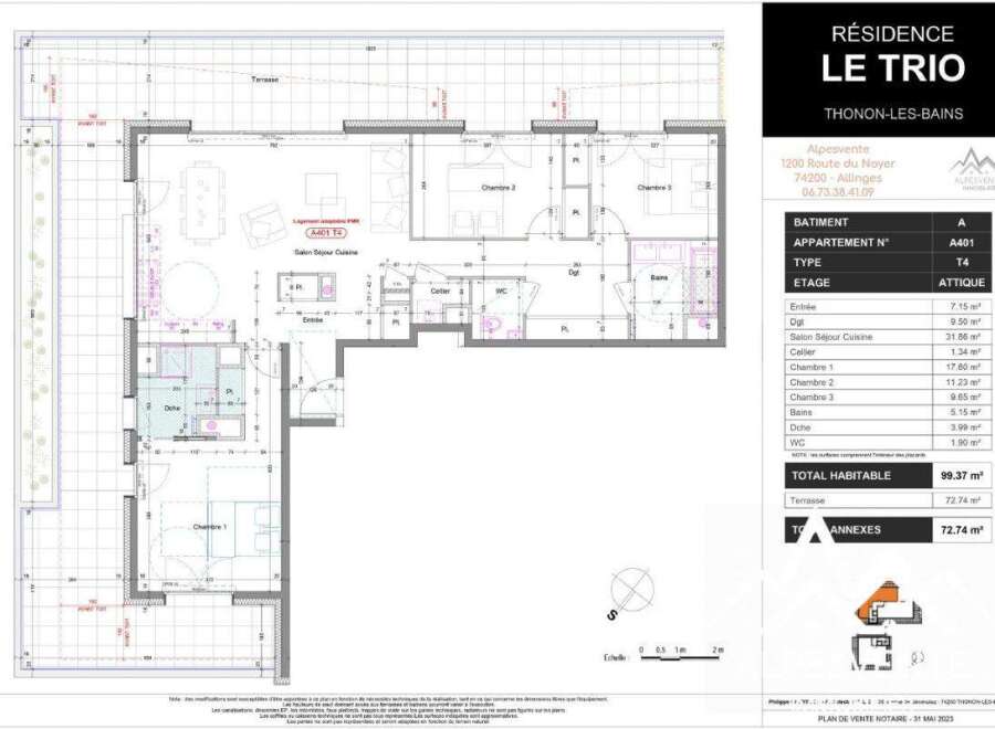Apartment in Anthy-sur-Leman - view 1