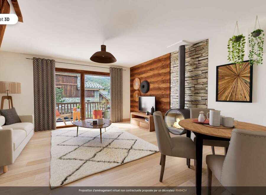 House in Les Belleville - view 1