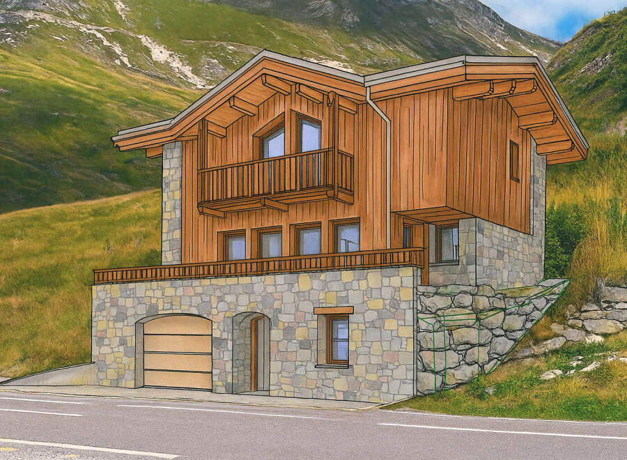 House in Val-d'Isere - view 1
