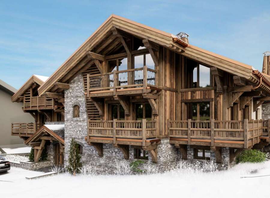 Chalet in Meribel - view 1