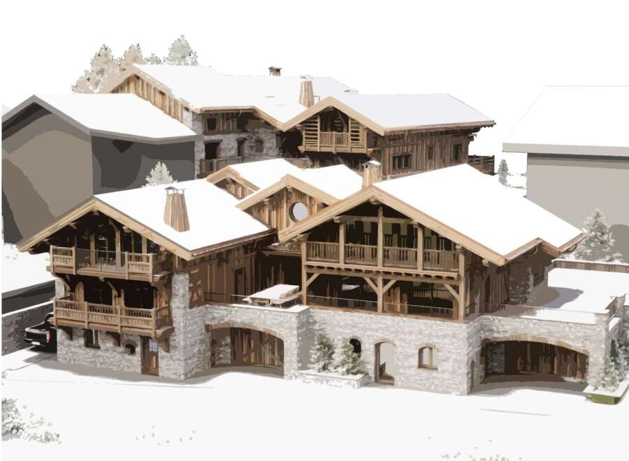 Chalet in Meribel - view 1