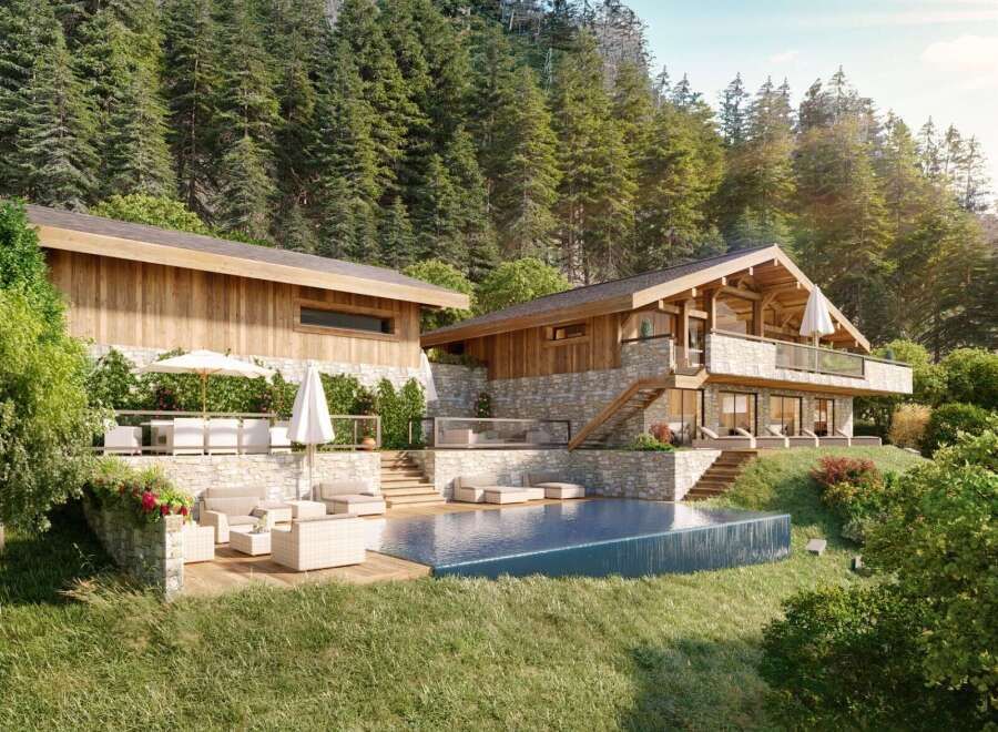 Land in Chamonix - view 1