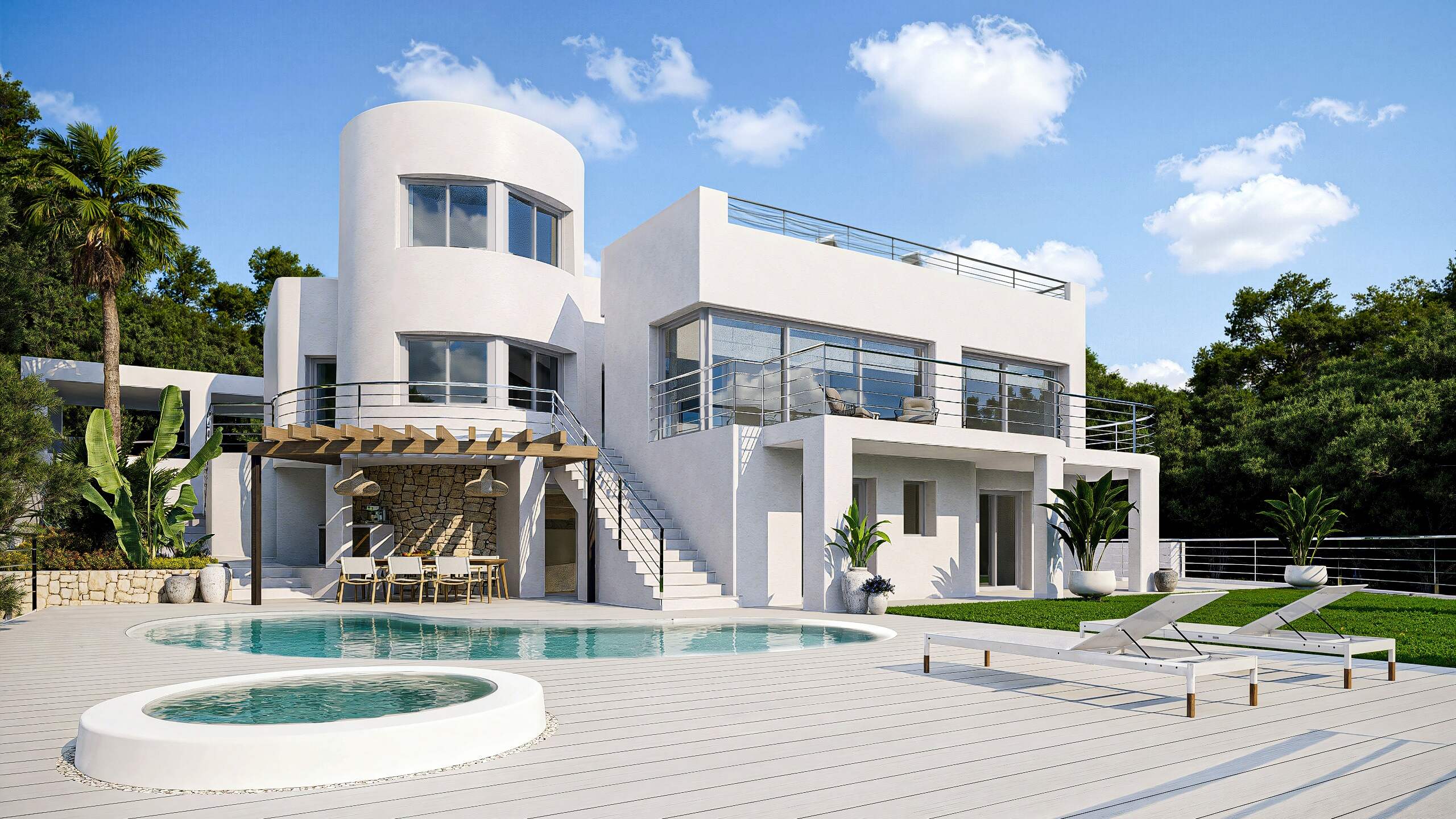 Villa in Bernia - view 1