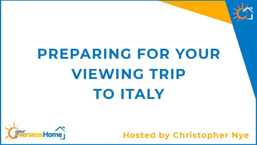Masterclass: Preparing for your viewing trip to Italy
