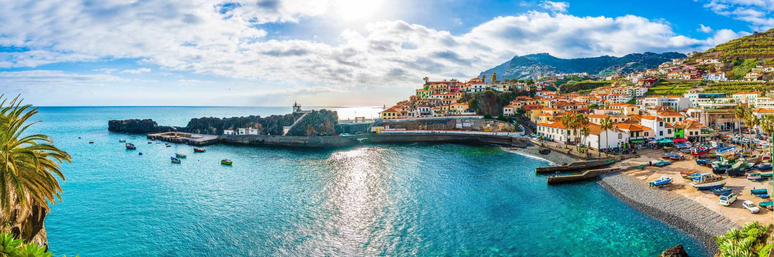 Camara de Lobos, harbor and fishing village, Madeira island, Portugal