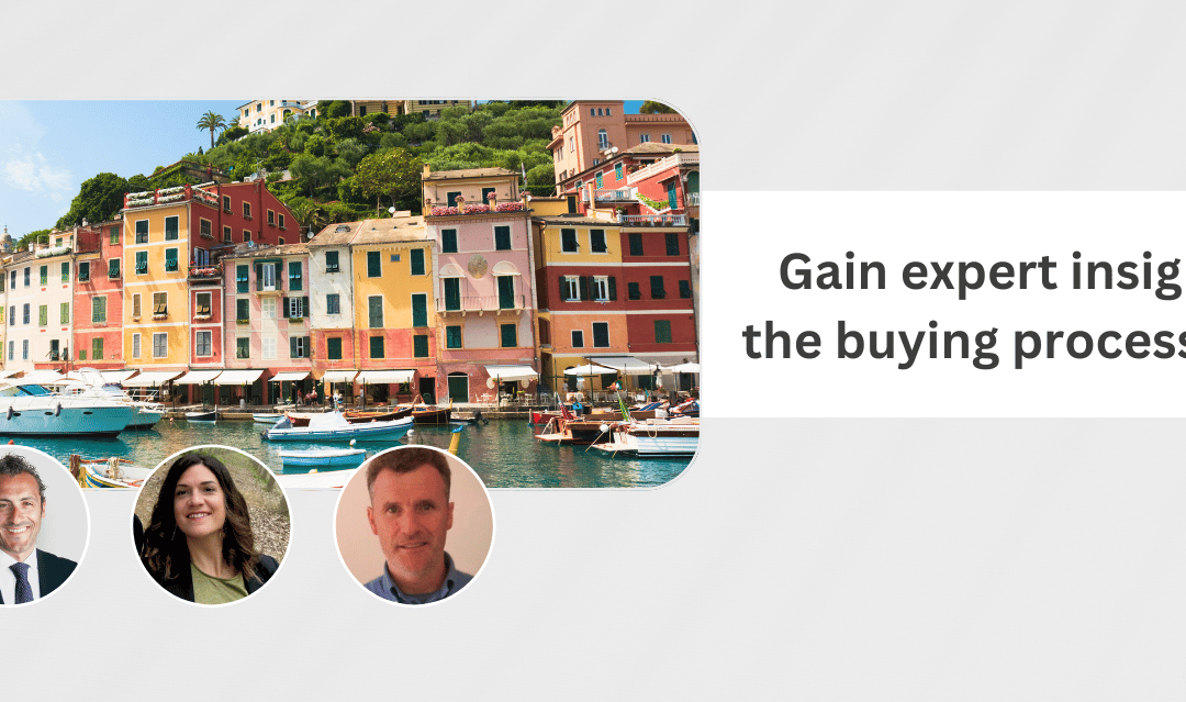 Gain expert insight into the buying process in Italy