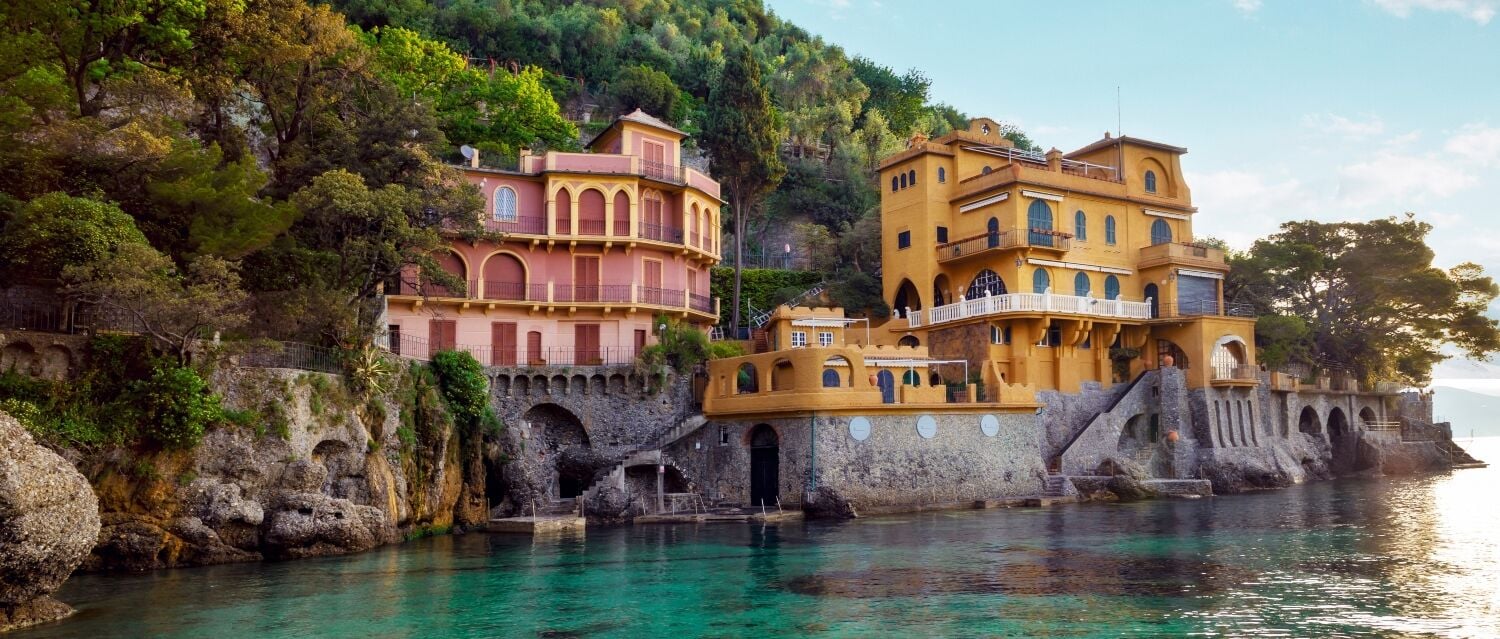 Luxury coastal villas Two villas on Italy's Portofino coast