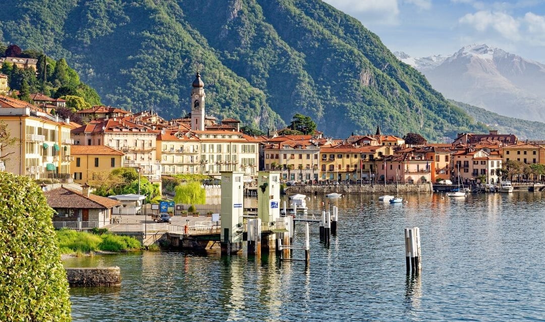 Lake Como in the wintertime