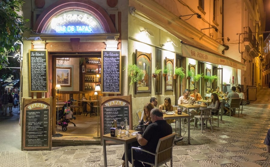 Tapas bar in Seville