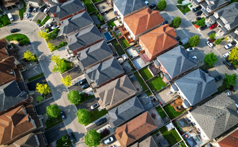 Residential buildings in Toronto