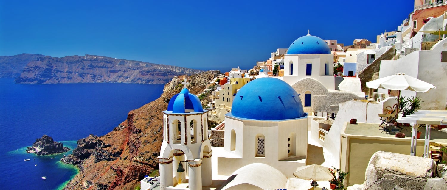 Houses in Santorini