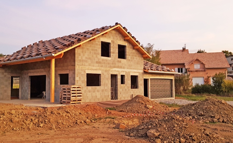 A new build home in France