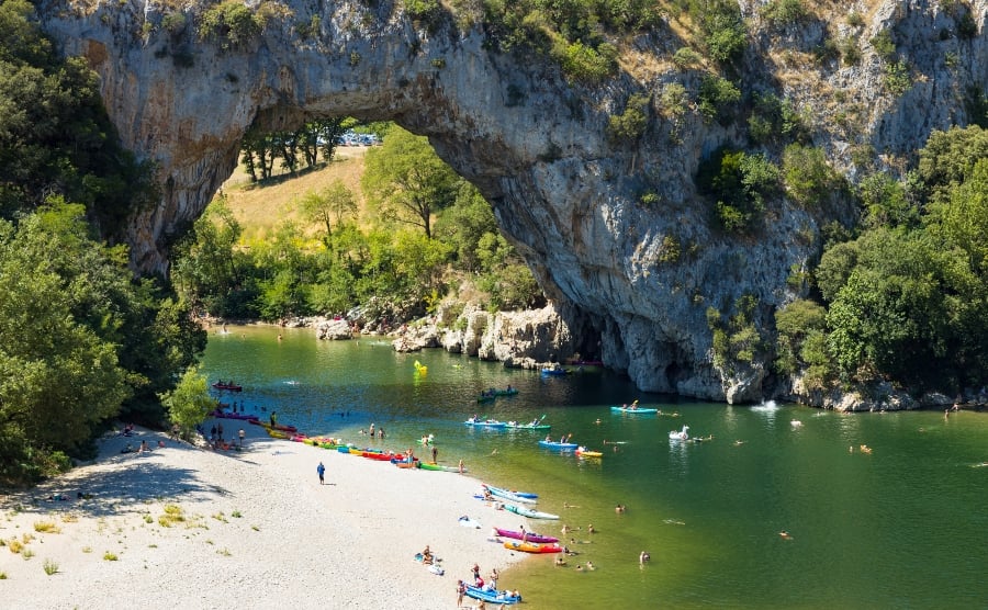 Pont D'arc in the Ardeche