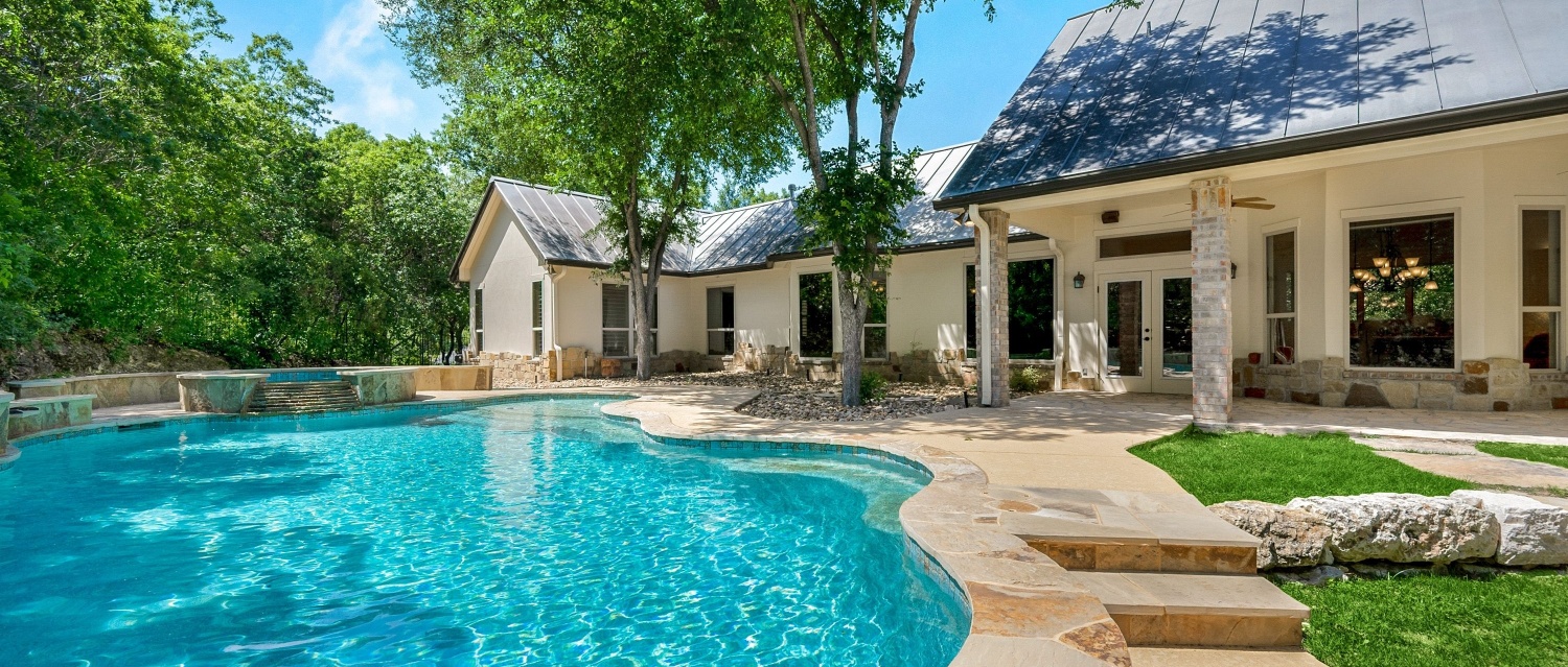 Florida home garden pool