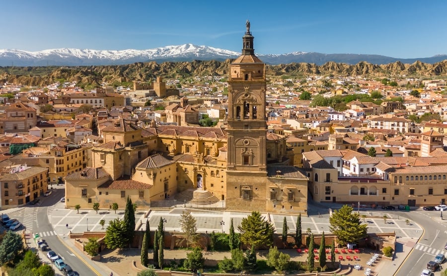 Guadix Old Town and cathedral