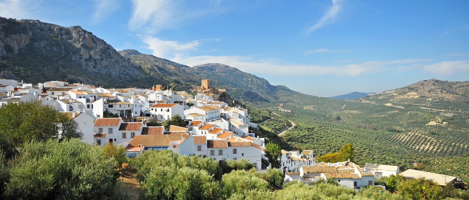 Village of Zuheros and countryside