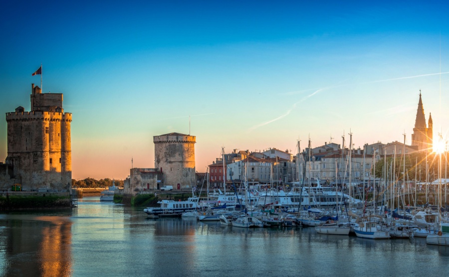 The old harbor of La Rochelle, Charante-Maritime, France