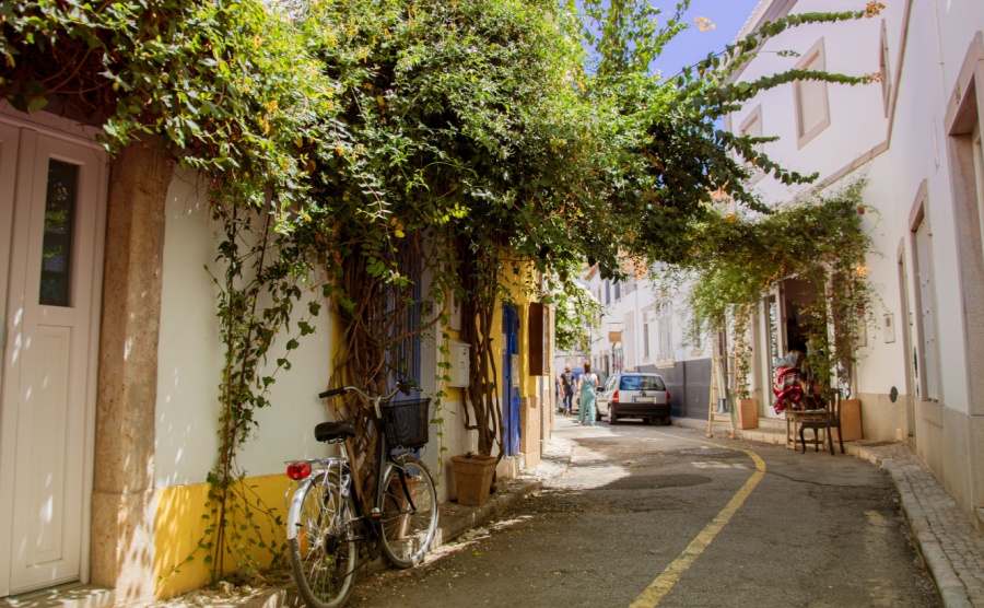 View of the city of Tavira, Portugal