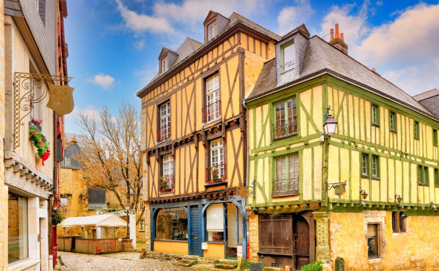 The medieval Plantagenet City in the heart of Le Mans Sarthe, Pays de la Loire, France