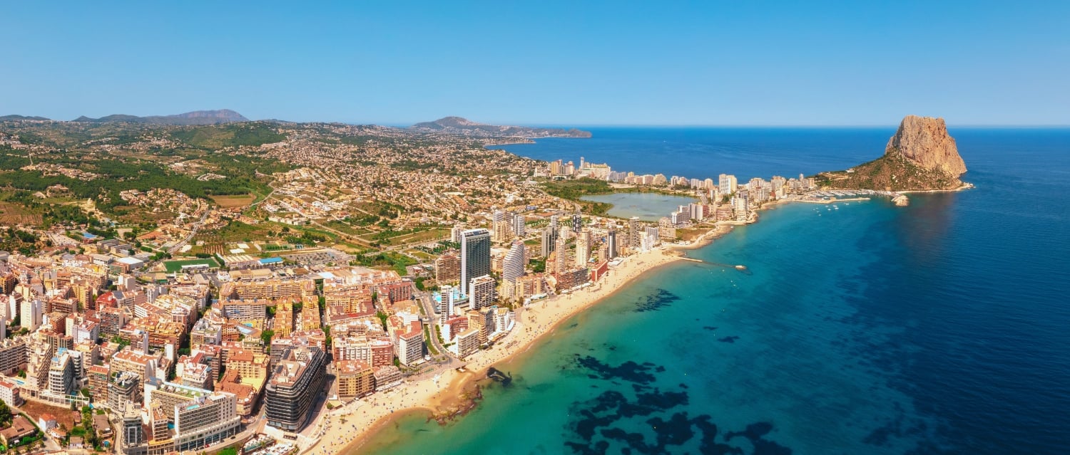 Costa Blanca coastline
