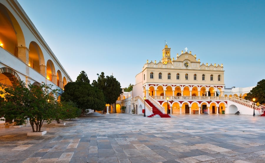 Panagia Evangelistria church on Tinos